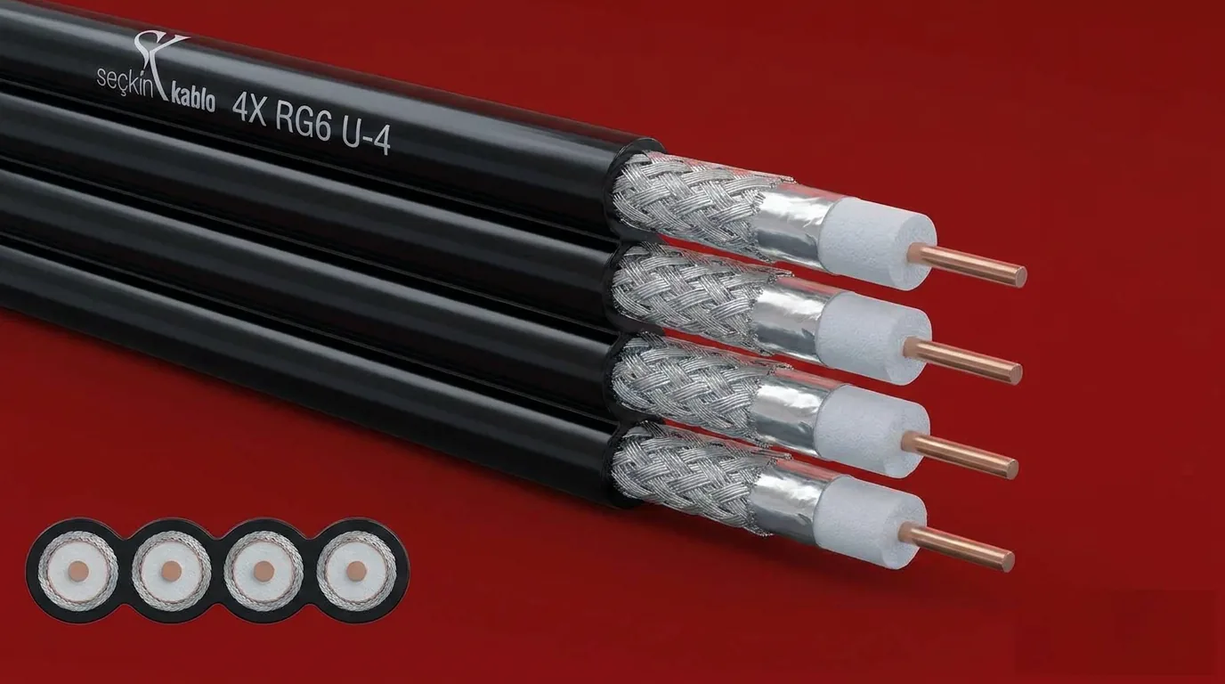4X RG6 U-4