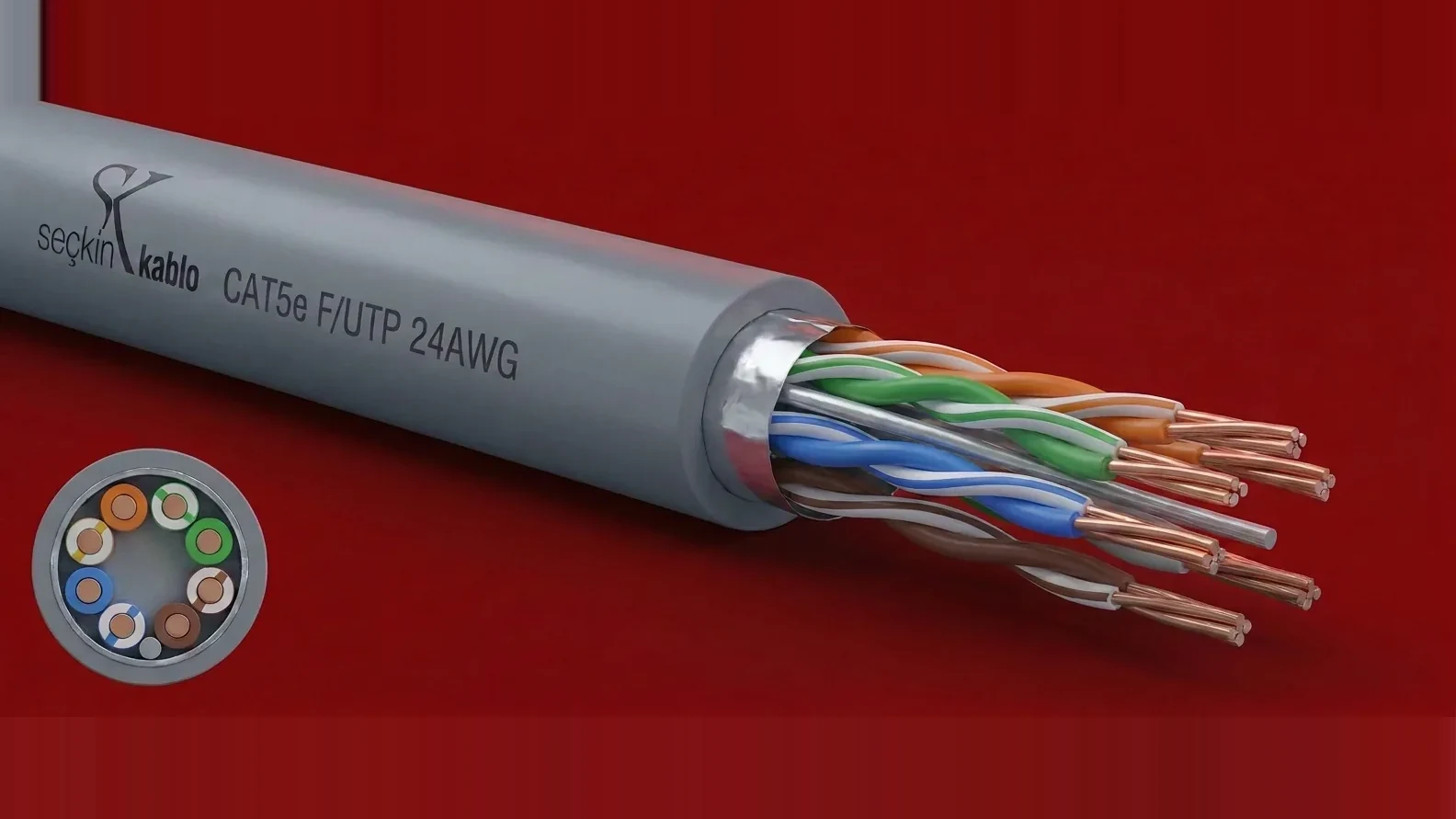 Cat 5e FTP 24 AWG