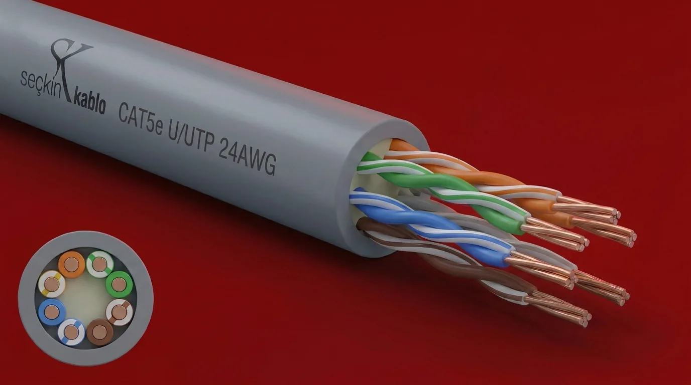 Cat 5e UTP 24 AWG