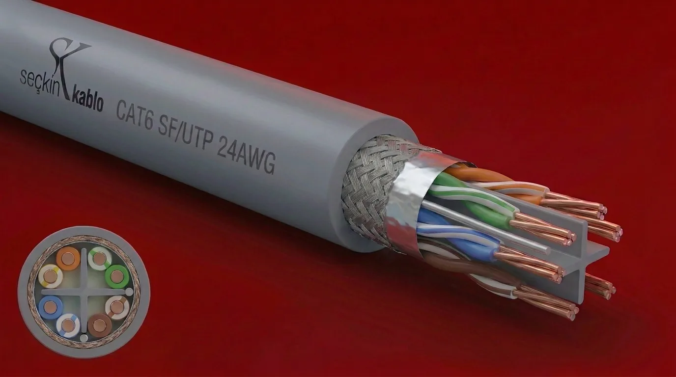 Cat 6 SFTP 24 AWG