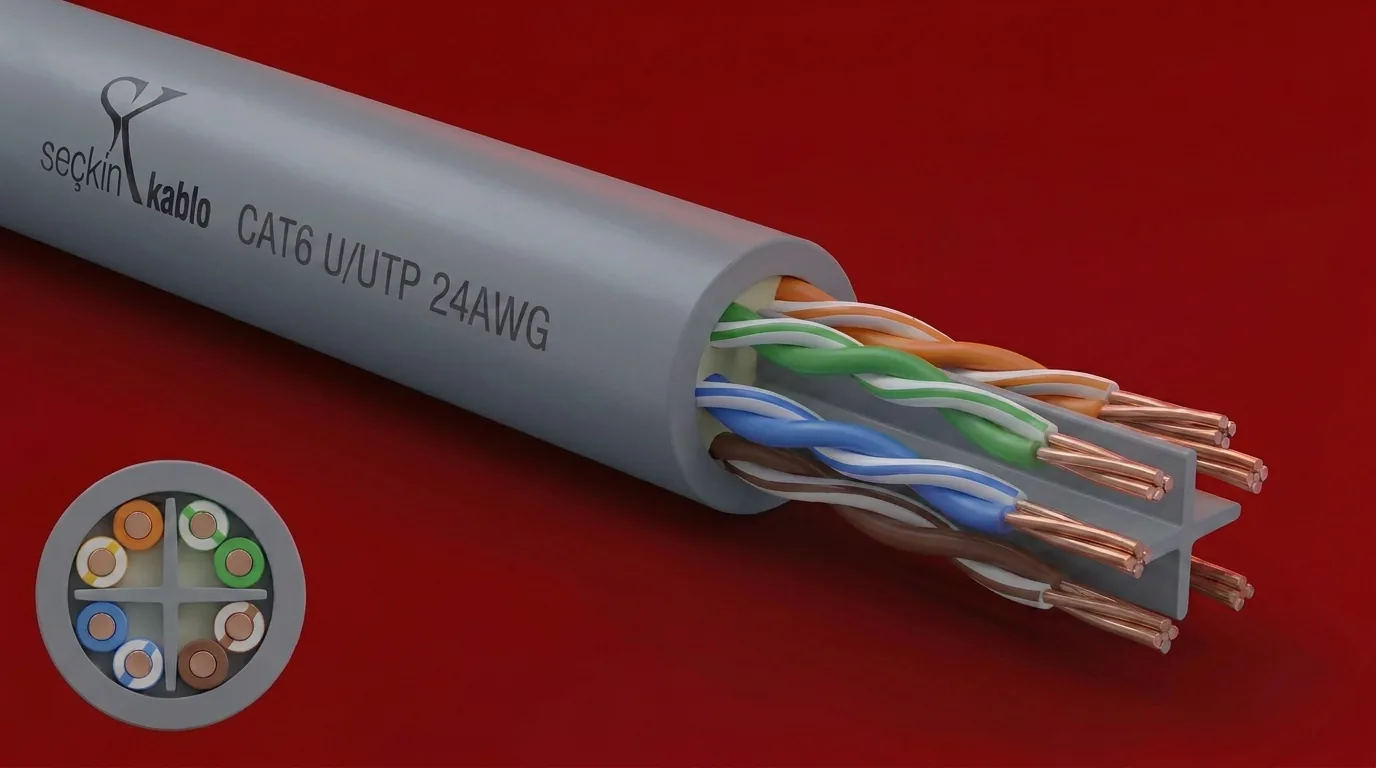 Cat 6 UTP 24 AWG